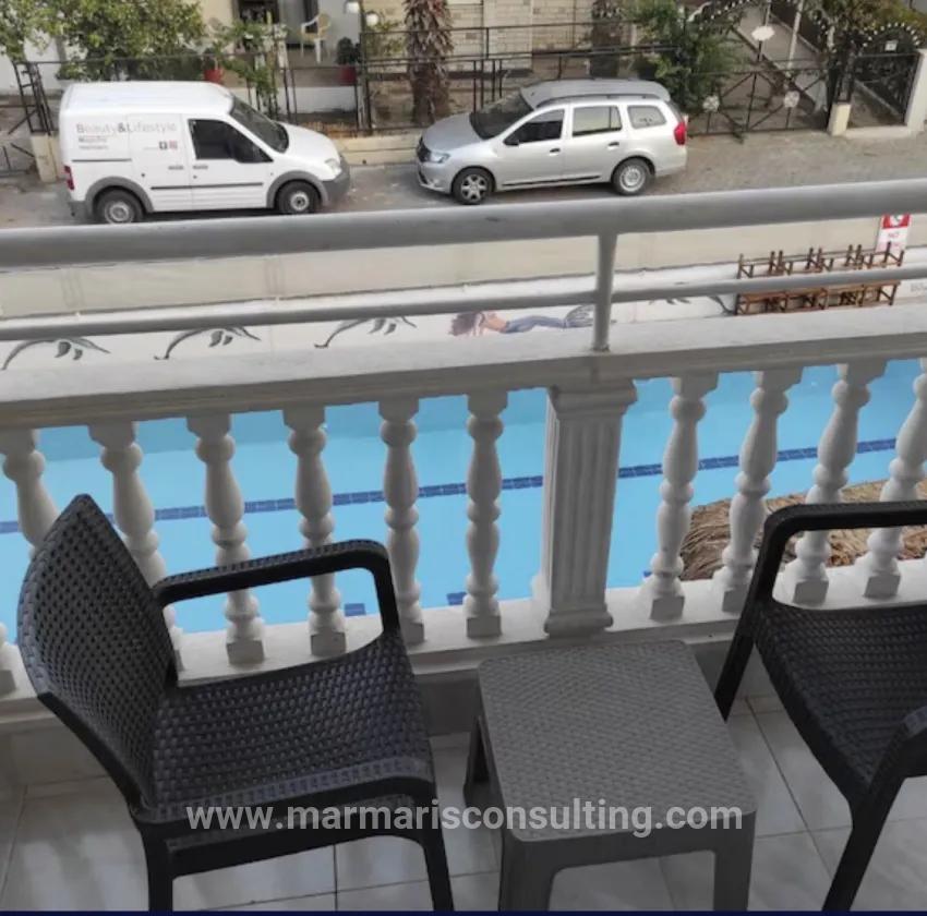 Marmaris Zentrum kiralık möbliertes 1+0 Apartment
