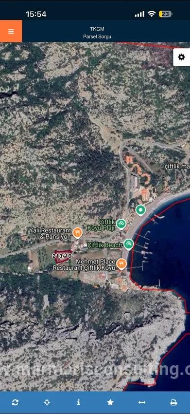 Feld Zu verkaufen in Bayır Bz. Marmaris - Feld-Zonierung - 2.500 m²