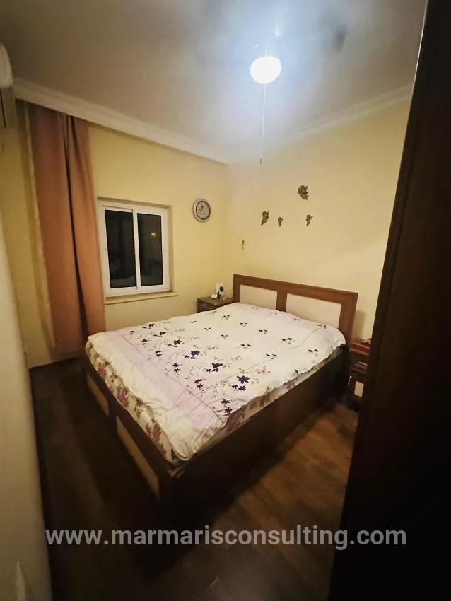 In Hisarönü 2+1 möbliertes Mietapartment – 100 m vom Strand