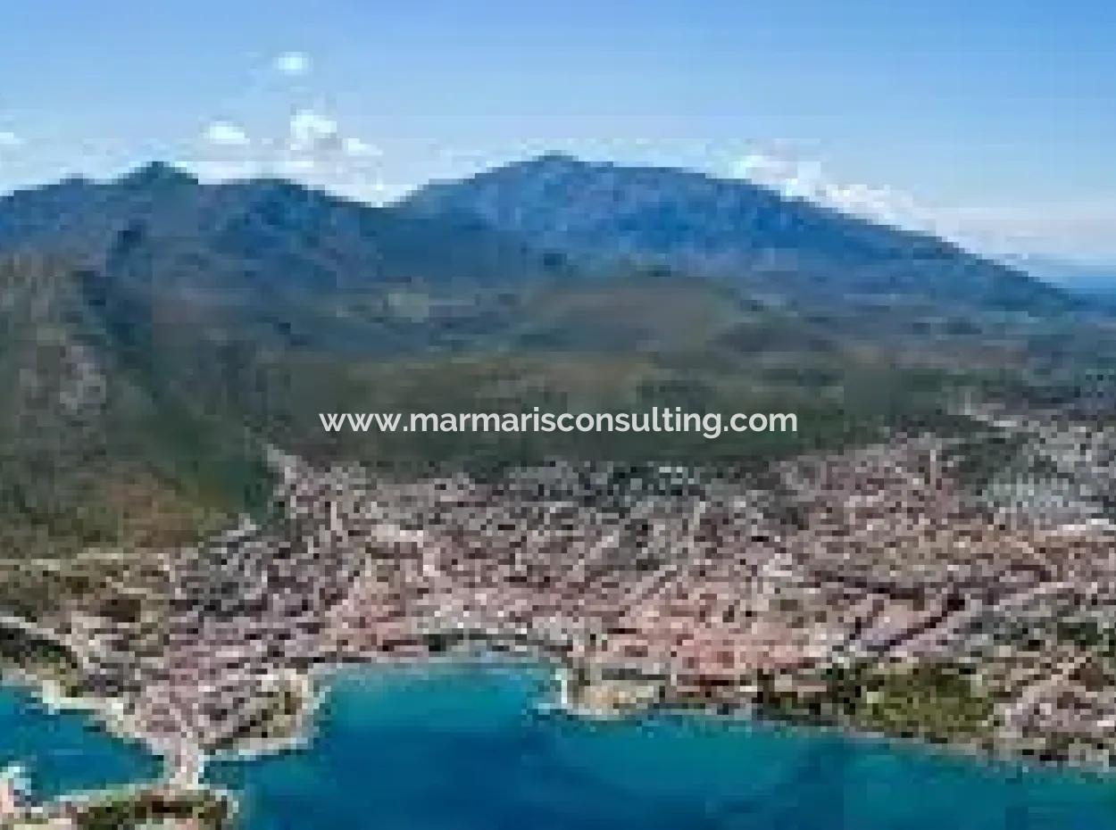 Grundstück Zum Verkauf Geeignet Für Den Bau Eines Hotels Am Meer Mit 10000M2 Tourismus Zonierung An Der Küste In The District Of Datca