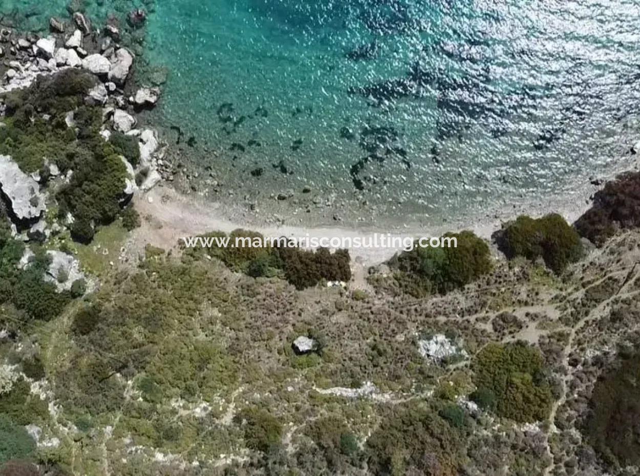 Feld Zum Verkauf Im Dorf Marmaris Söğüt Mit 500 M2 Meerblick 20 Meter Zum Meer