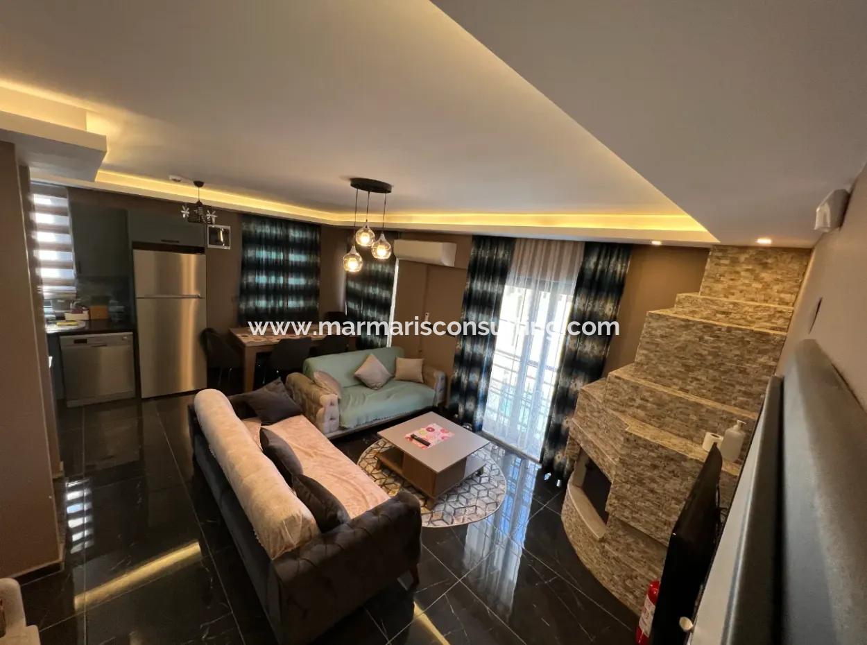 3 Zimmer, 1 Wohnzimmer, 3 Bäder, Ultra-Luxuriöse Tagesmiete Villa Mit Komplett Freistehendem Pool Im Viertel Marmaris Cetibeli