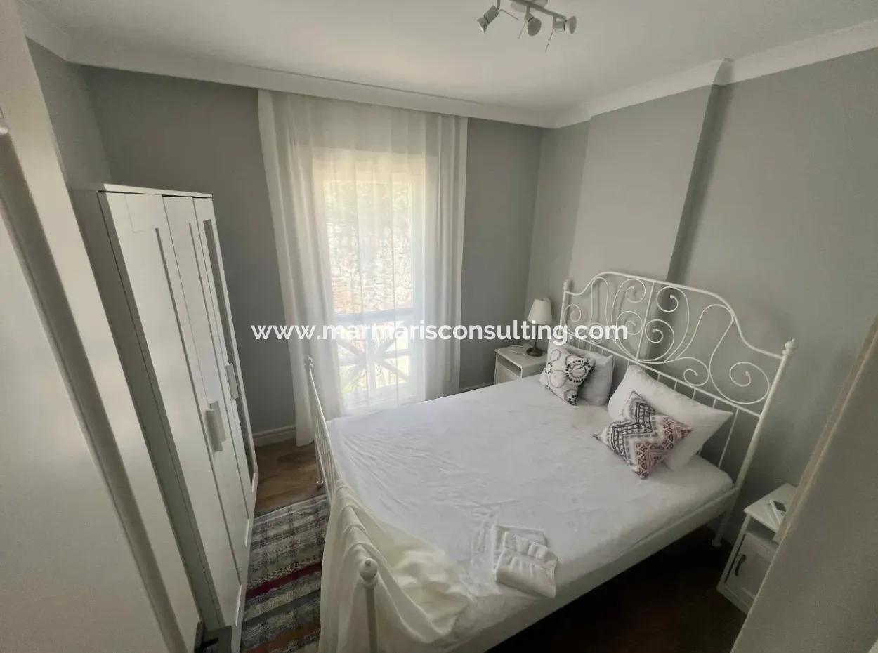 3 Zimmer 1 Wohnzimmer 140M2 2 Villen Zum Verkauf Mit Pool Mit Herrlichem Meerblick Im Viertel Selimiye Im Bezirk Marmaris