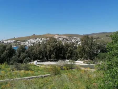 Grundstück Zu Verkaufen Mit 4000M2 Touristischen Entwicklung Am Meer In Bodrum Akyarlar