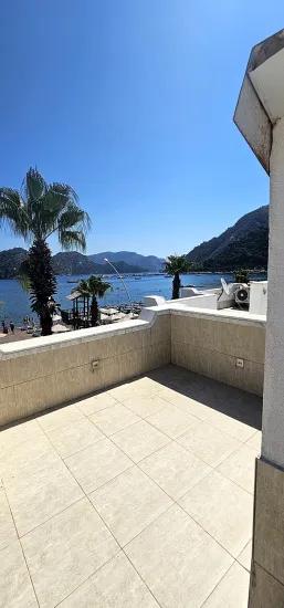 Marmaris İçmeler Sea Front Duplex Detached Furnished For Sale 3+1