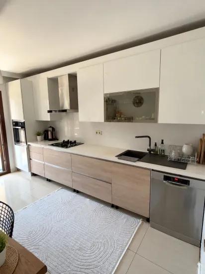 3+1 Duplex Apartment for Sale In the Young Building, Armutalan