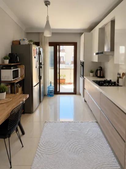 3+1 Duplex Apartment for Sale In the Young Building, Armutalan