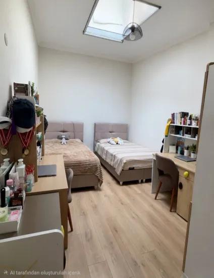 3+1 Duplex Apartment for Sale In the Young Building, Armutalan
