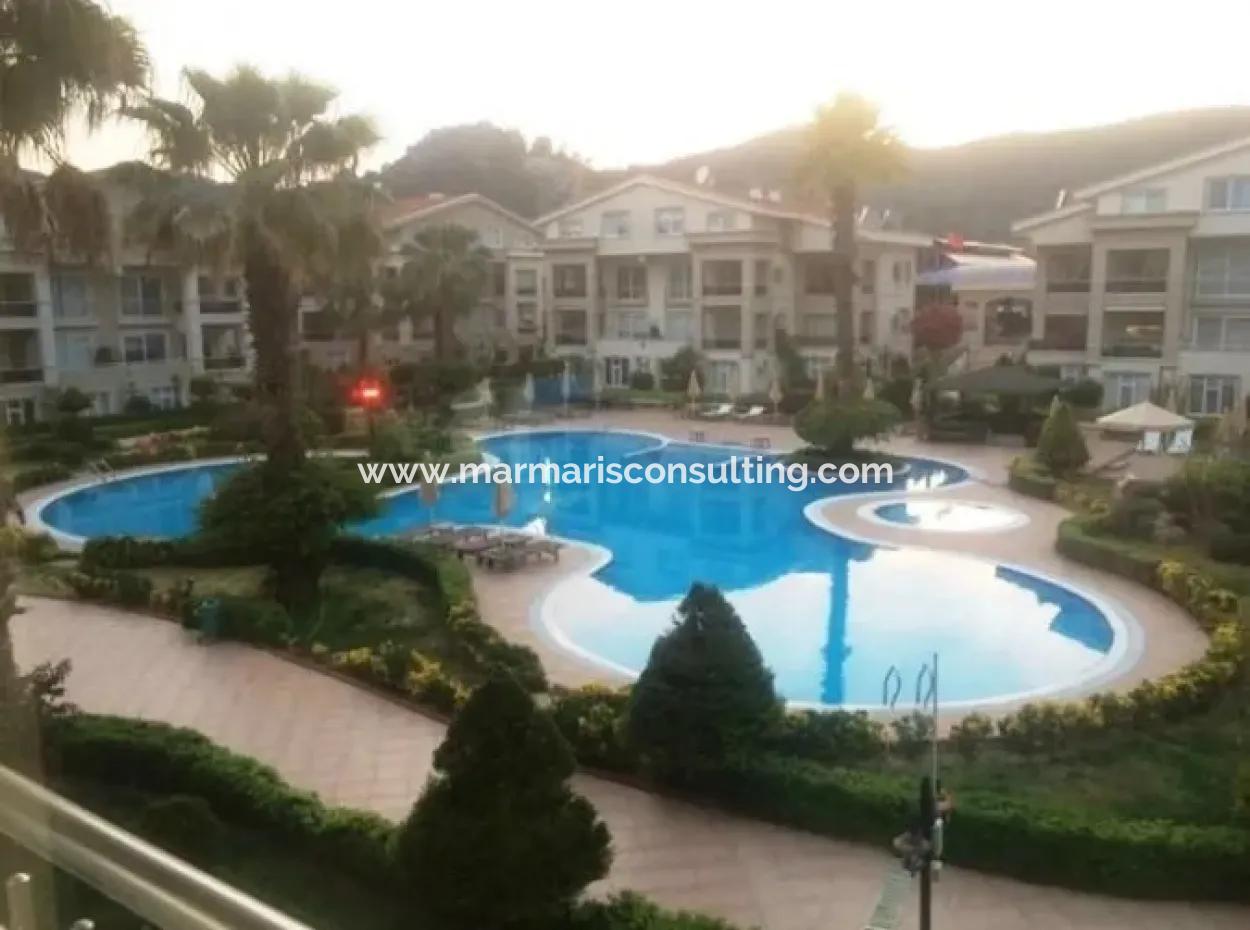 Luxury Duplex Apartment For Sale In Site With Swimming Pool In The Centre Of Marmaris