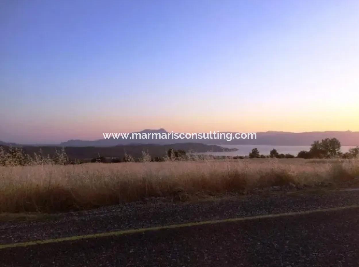 The Town Of Koycegiz, Plot For Sale 19000M2 Education, He Completed The Quarter With Lake View