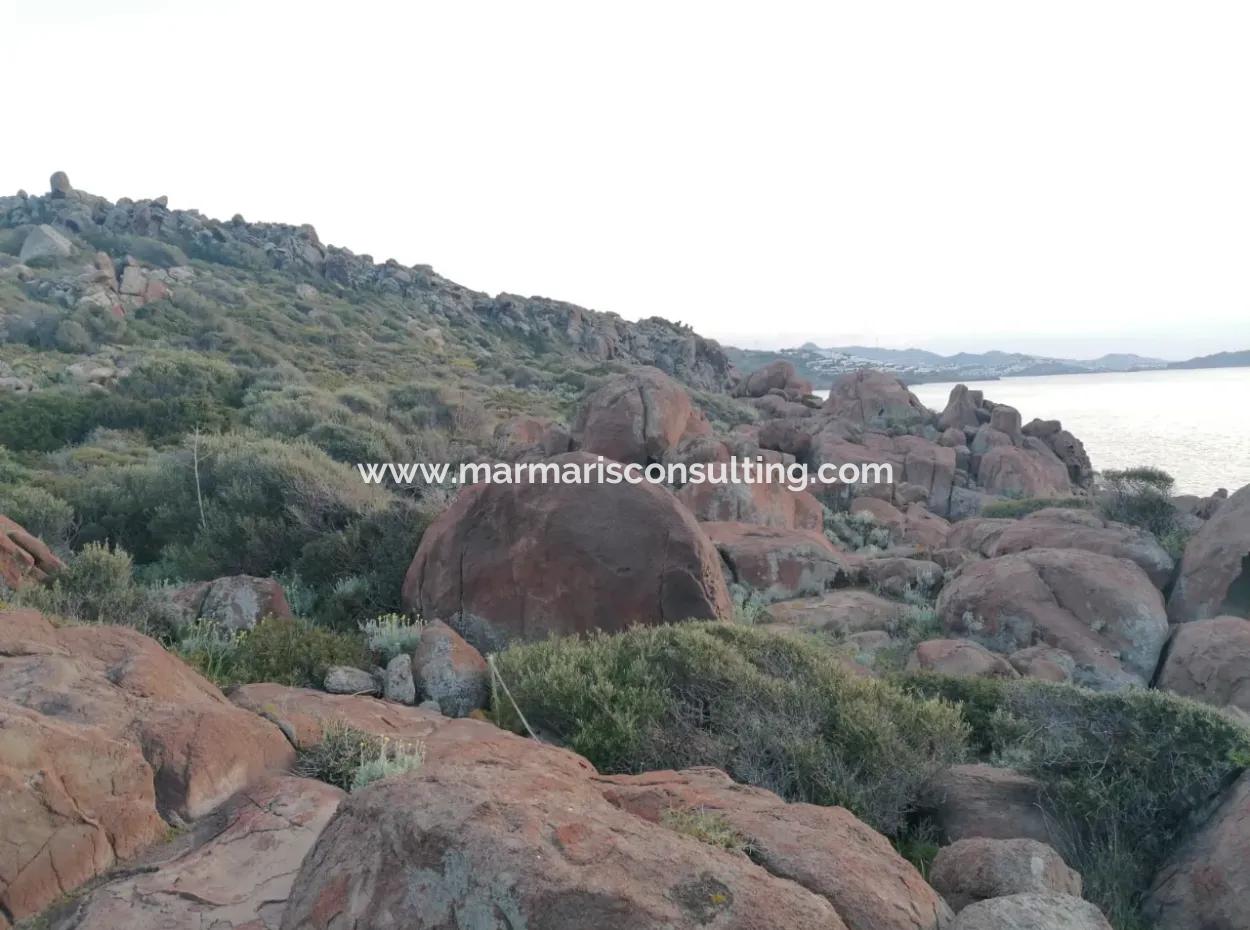 4600M2 Tourism Zoning Seafront Land For Sale In Bodrum Yalikavak District