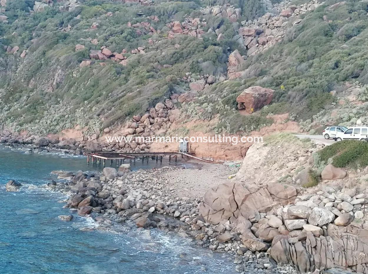 4600M2 Tourism Zoning Seafront Land For Sale In Bodrum Yalikavak District