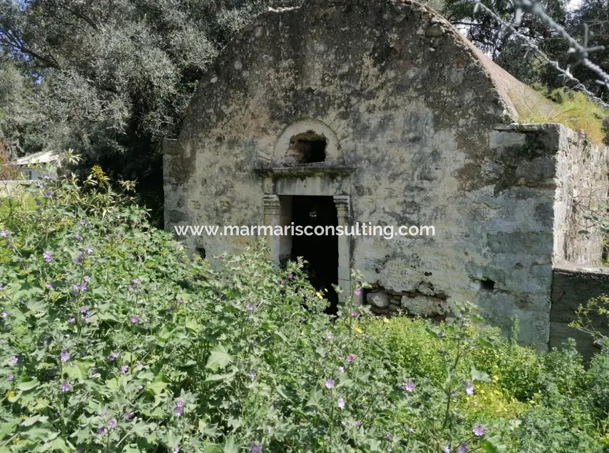 Land For Sale With 4000M2 Tourism Development By The Sea In Bodrum Akyarlar