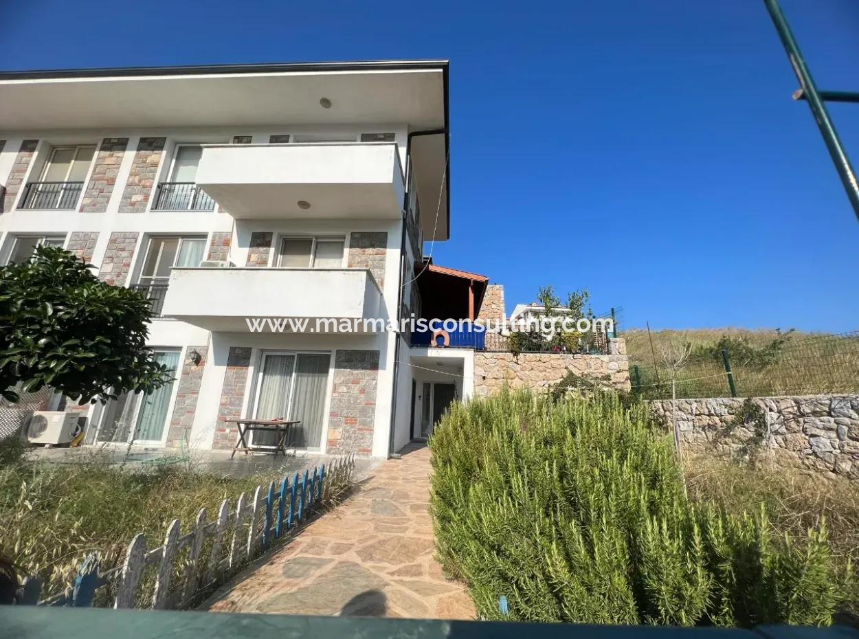 New Building With Ground Floor Garden Within Walking Distance To The Sea In The Center Of Datca 2 Rooms 1 Living Room 100 M2 Apartment For Sale
