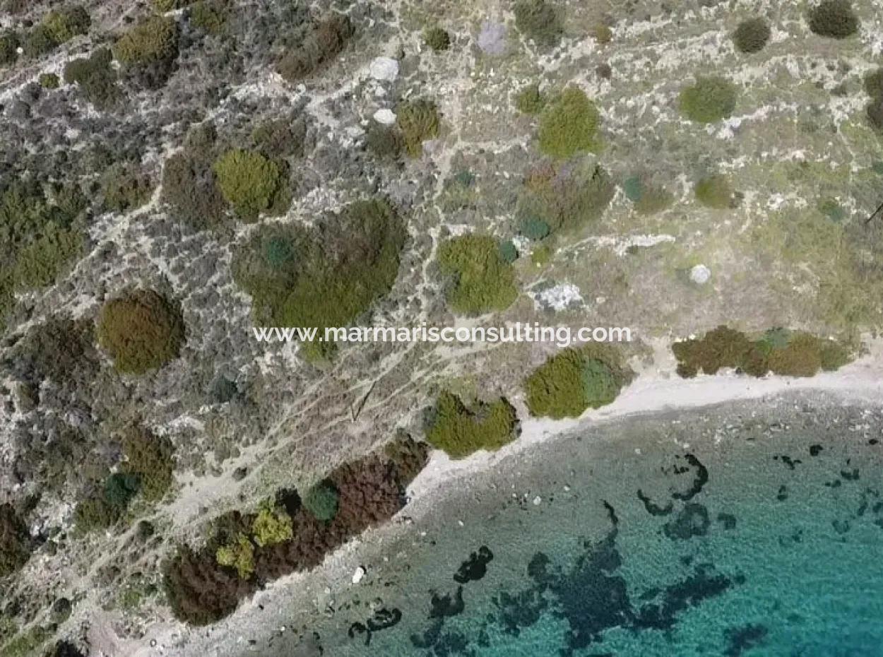 Field For Sale In Marmaris Söğüt Village With 500 M2 Sea View 20 Meters To The Sea