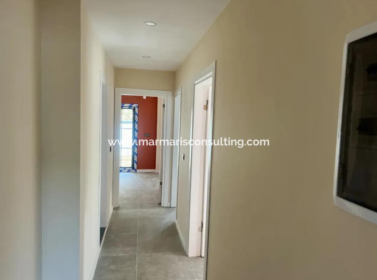 Apartment For Sale In Akyaka Kitesurf, 2.5 Km From The Sea, 3 Rooms, 1 Living Room, Detached Garden, Swimming Pool, Parking Lot 120M2