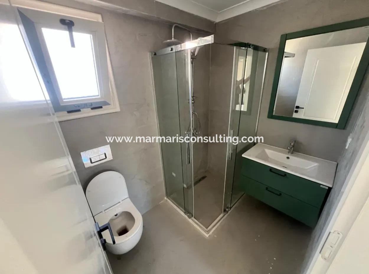 3 Rooms 3 Bathrooms 160M2 Forest View Villa For Sale In Marmaris Çetibeli Mahallesi 400M2 Plot With Full Detached Swimming Pool