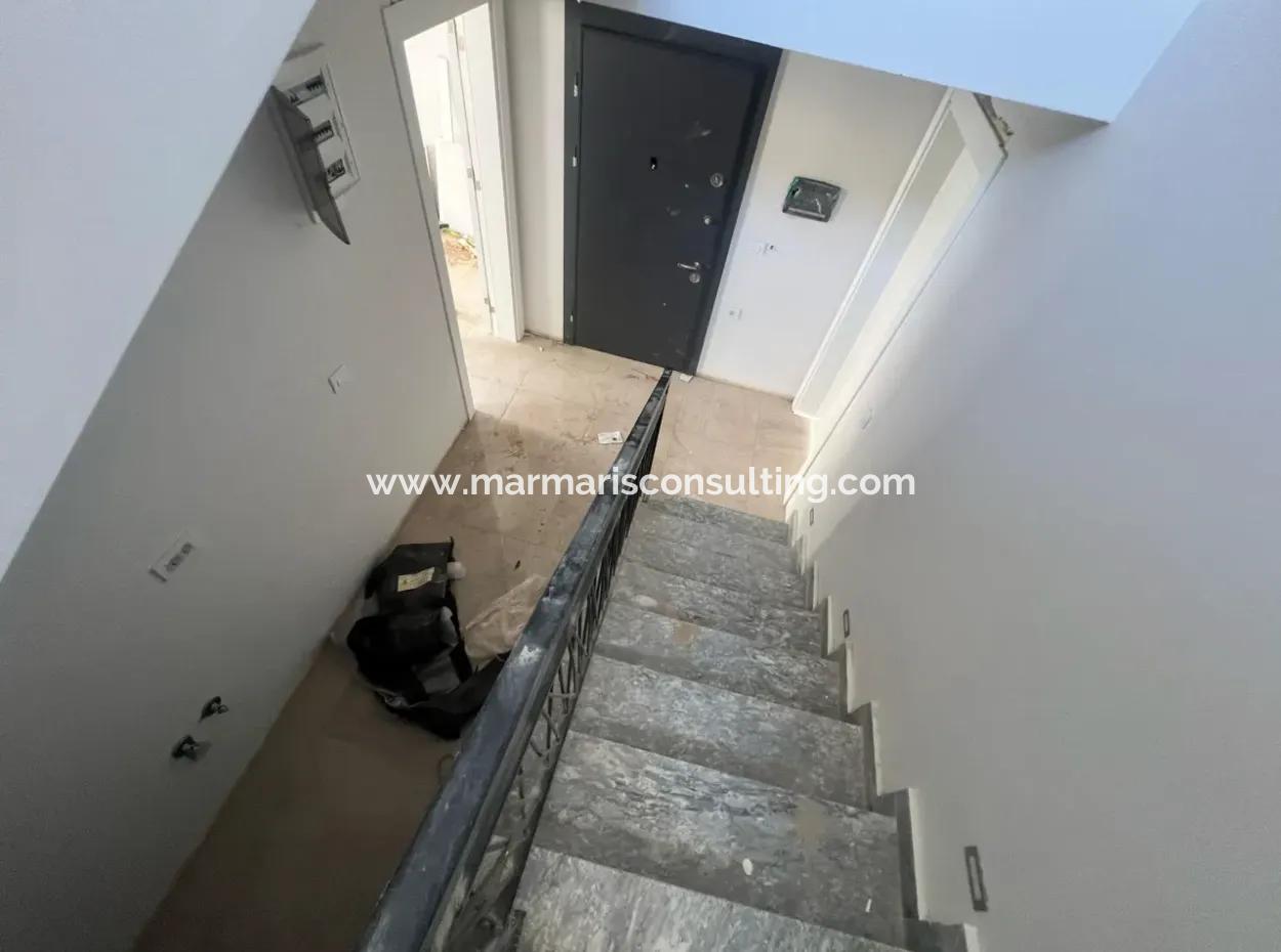 3 Rooms 3 Bathrooms 160M2 Forest View Villa For Sale In Marmaris Çetibeli Mahallesi 400M2 Plot With Full Detached Swimming Pool