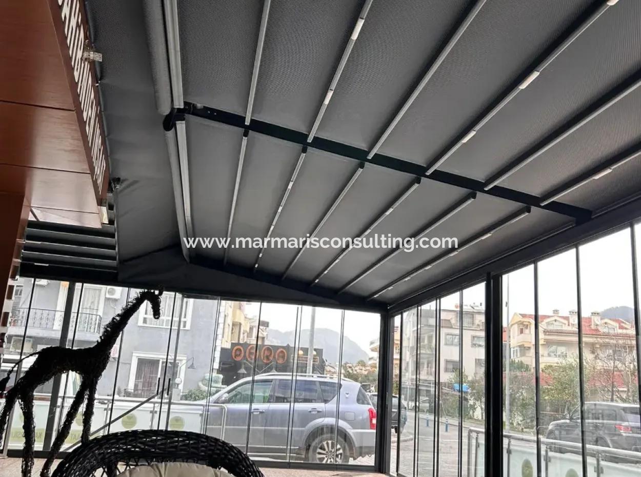In The Center Of Marmaris, 128M2 Ground Floor And 30M2 Ground Floor, 2 Title Deed Corners With A Lower Floor, Emergency Sale Store Suitable For Every Job