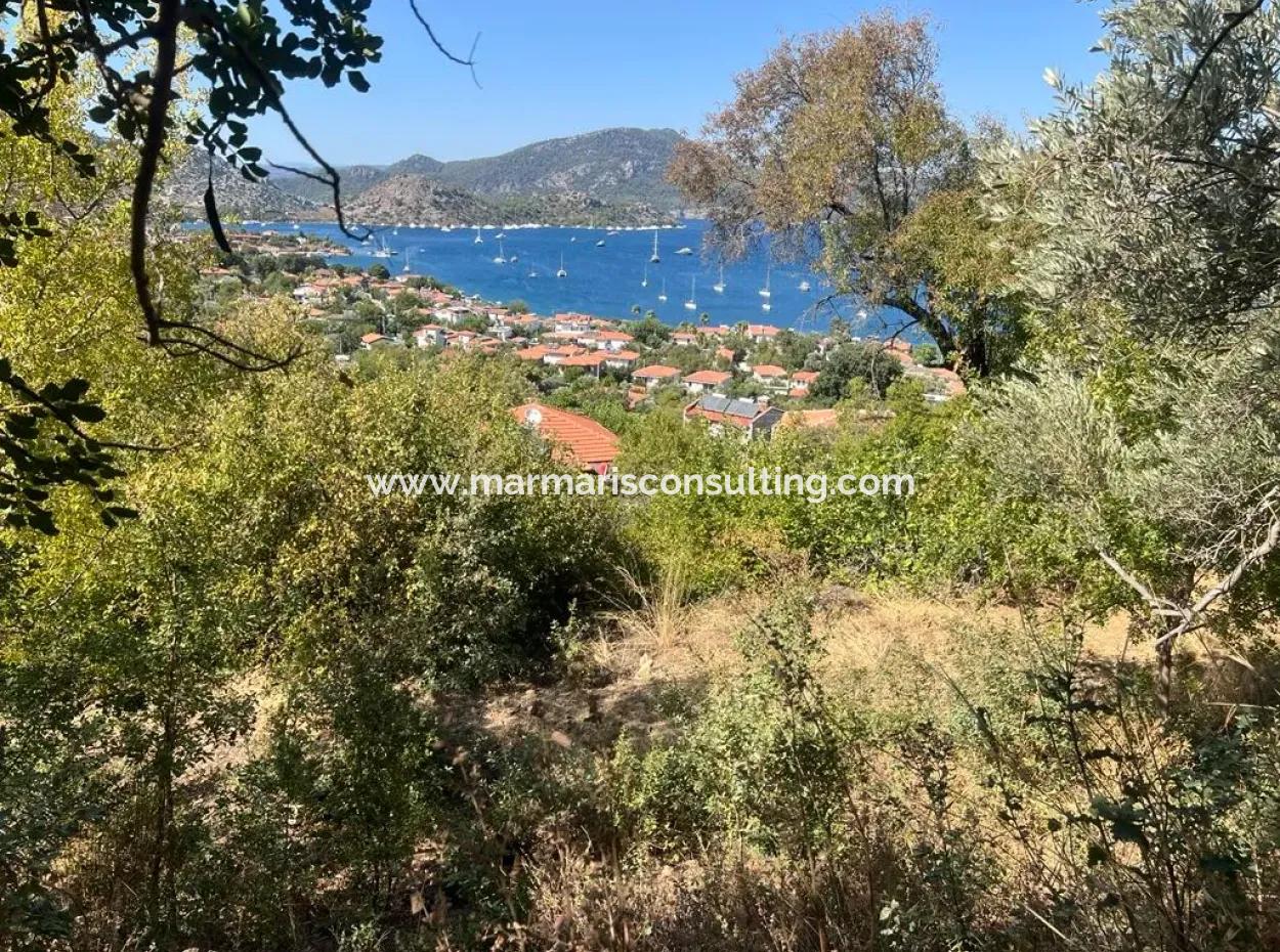 Land For Sale In Marmaris Selimiye Neighborhood With Sea View 5200M2 Suitable For The Construction Of 2 Villas Or Hotel Construction
