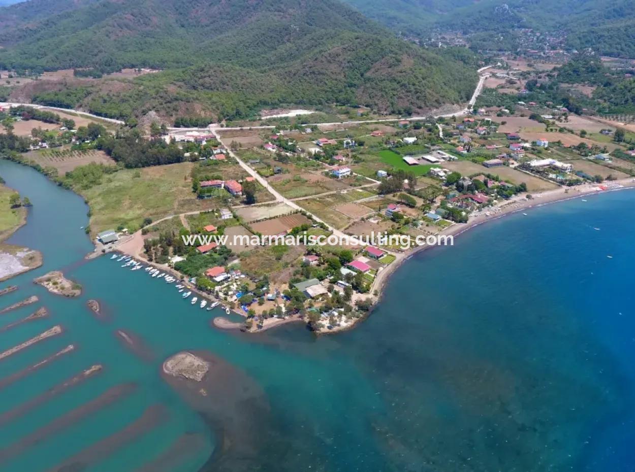 Our 10000M2 Shared Land Suitable For Commercial Use By The Canal In Marmaris Is For Sale