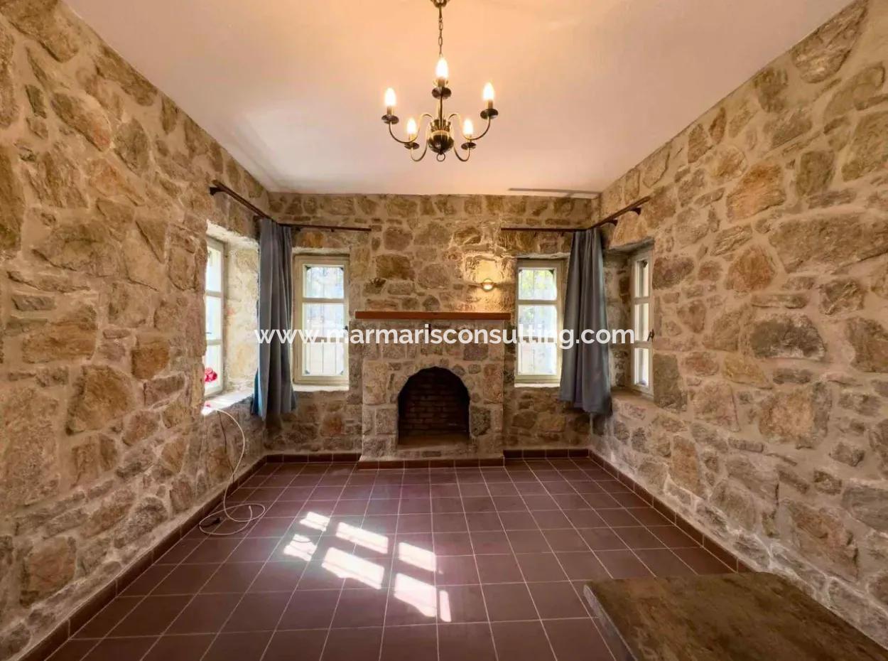 4 1 Stone Villa For Sale In A Fully Detached 150M2 Plot In Old Datca Village