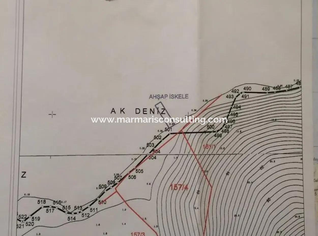 The Land For Sale From Marmaris Near The Sea Plot Hotels,Marina,Yacht Club Land 4000 M2