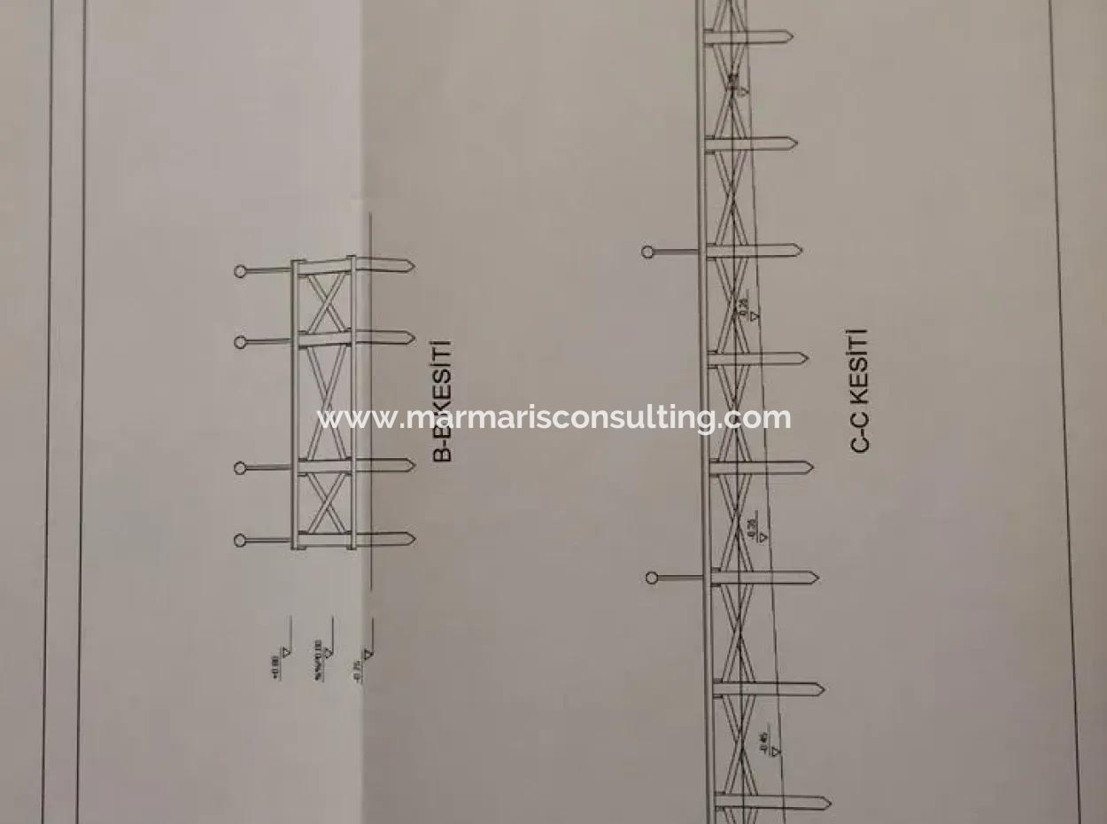 The Land For Sale From Marmaris Near The Sea Plot Hotels,Marina,Yacht Club Land 4000 M2