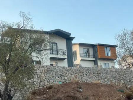 Villa For Sale In Marmaris Bozburun Neighborhood With Sea View, Fully Detached Garden, Parking Lot