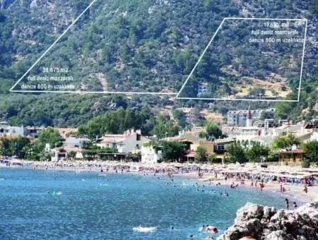 20000M2 Plot With Sea Views For Sale Land 18 Km Away From Marmaris