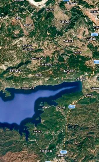 Мармарис Чамлы мой деревне очень близко к морю 7000м2 для инвестиций подходящий участок