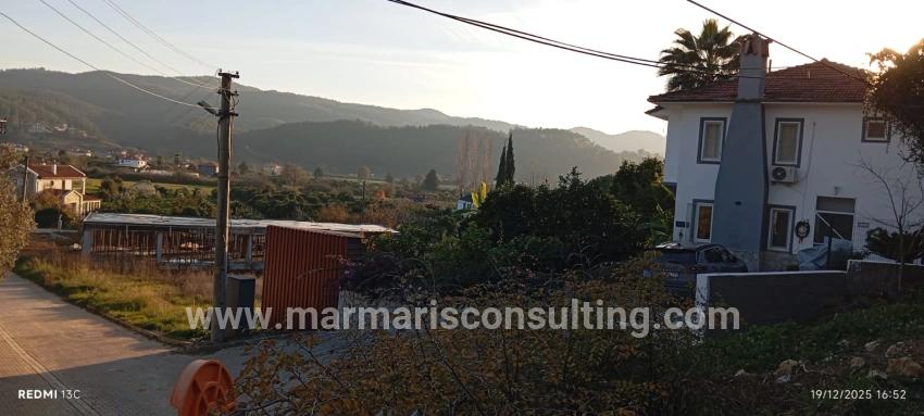 Akyaka,ya 8 Km Uzaklıkta 15 Odalı Villa Projesi Çizilmiş 1186 M2 Satılık Arsa