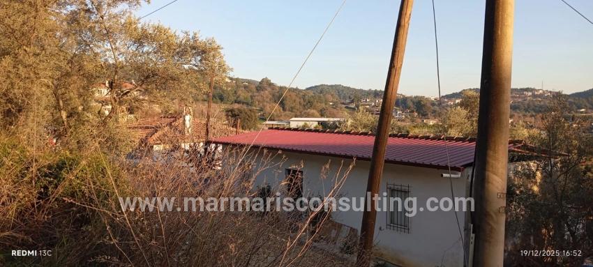Akyaka,ya 8 Km Uzaklıkta 15 Odalı Villa Projesi Çizilmiş 1186 M2 Satılık Arsa