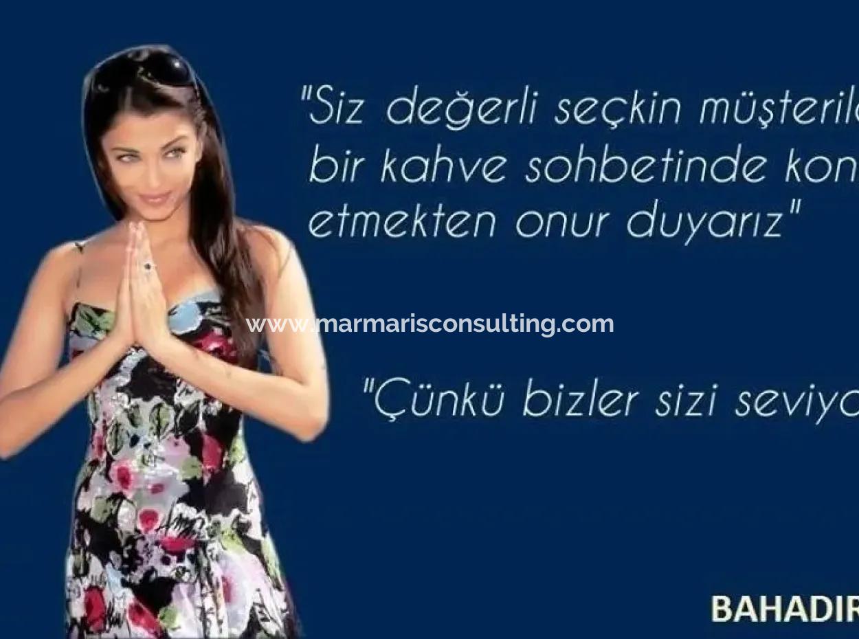 Marmaris Beldibi Mevkiinde 4 Oda 2 Salon 240 M2 Forleks Bahçeli Villa Satılık.olimpik Yüzme Havuzu Mevcuttur.