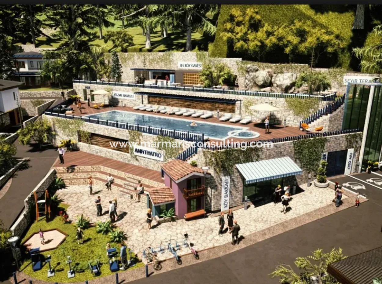 Marmaris,E 15 Km Uzaklıkta Heryere Yakın Tam Müstakil Yüzme Havuzlu Ekolojik Villamız Satılıktır.