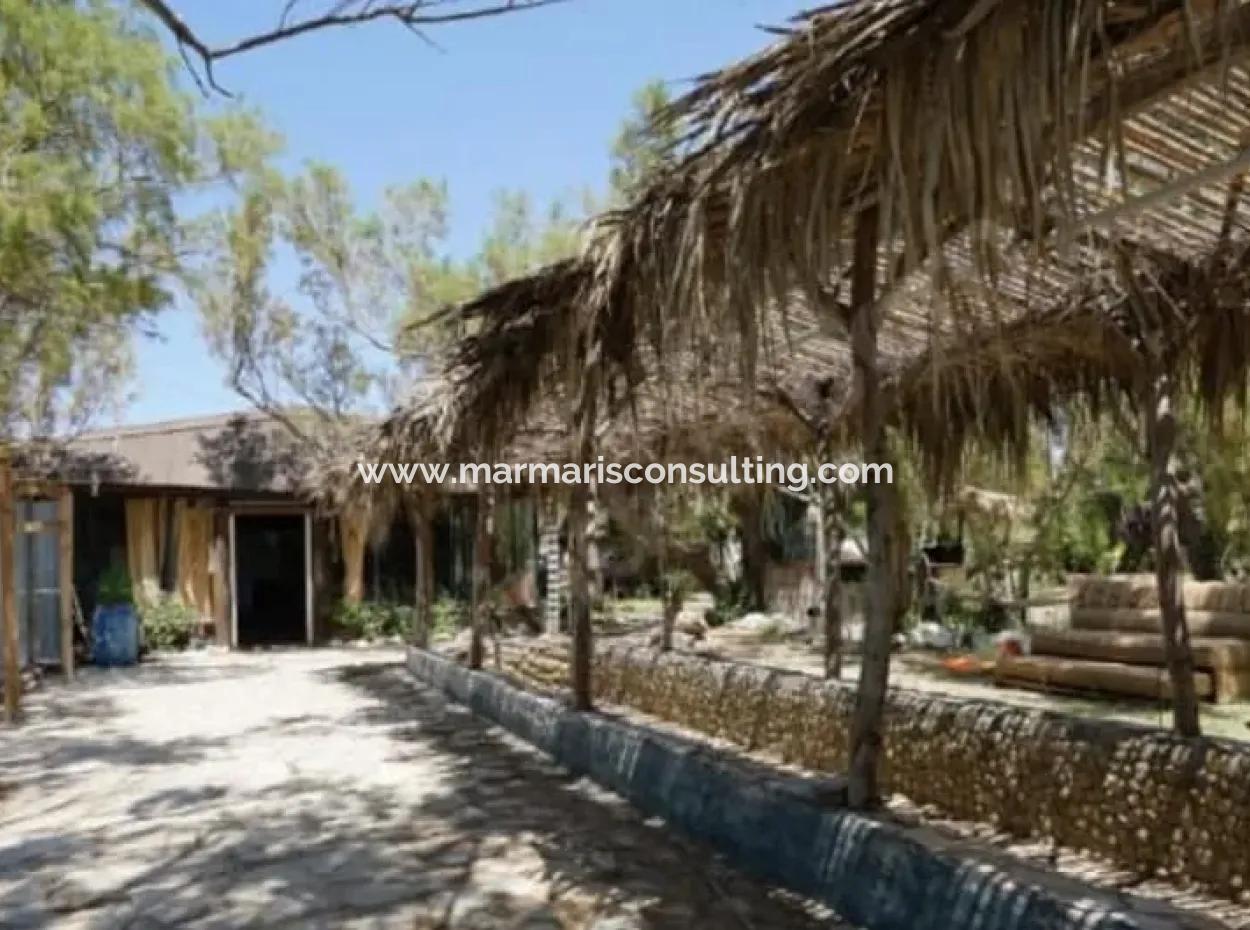 Datça Karaköy Limanına Yakın Deniz Kenarında Satılık Kamp Ve Karavan Park Yeri