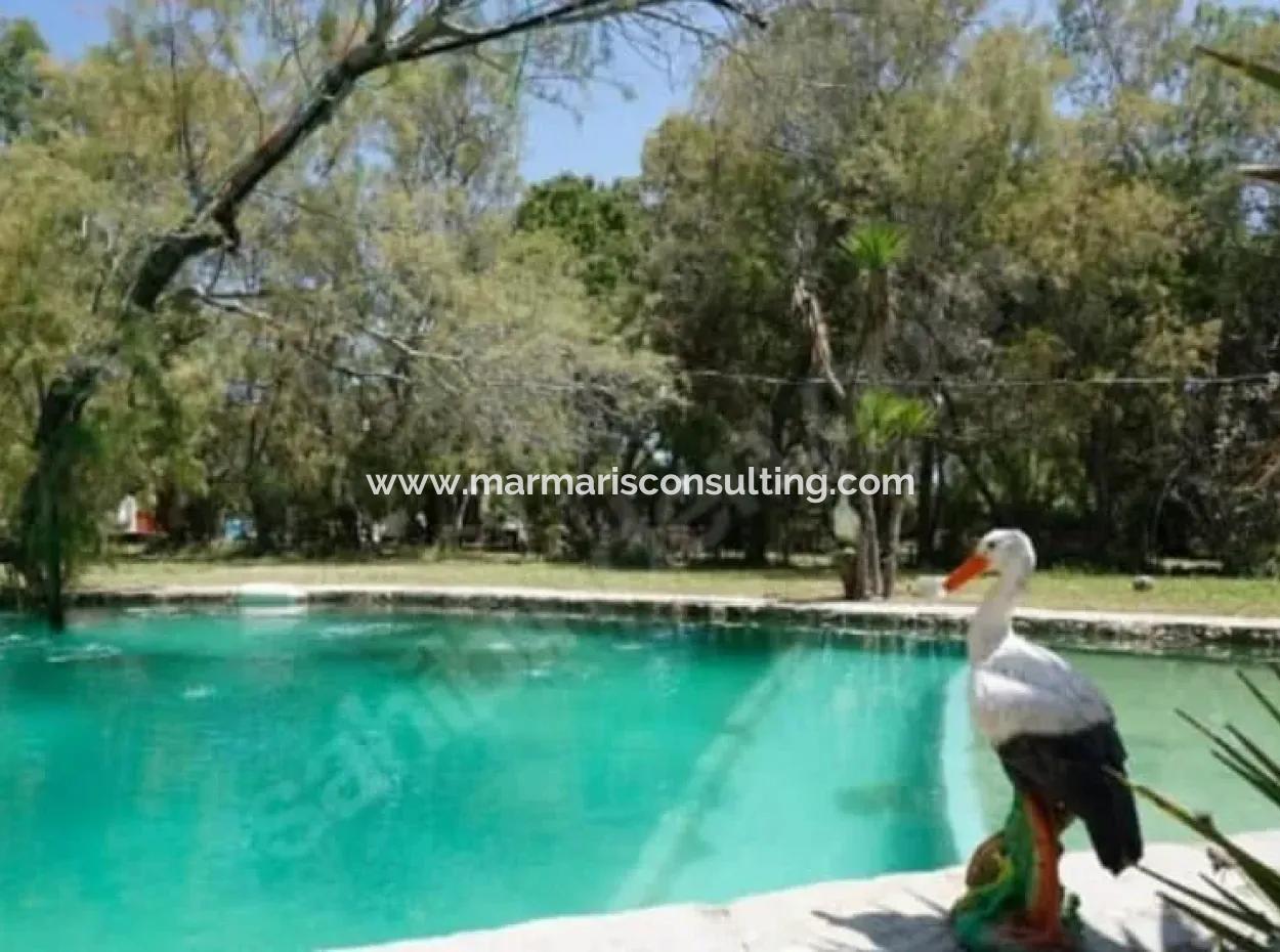 Datça Karaköy Limanına Yakın Deniz Kenarında Satılık Kamp Ve Karavan Park Yeri