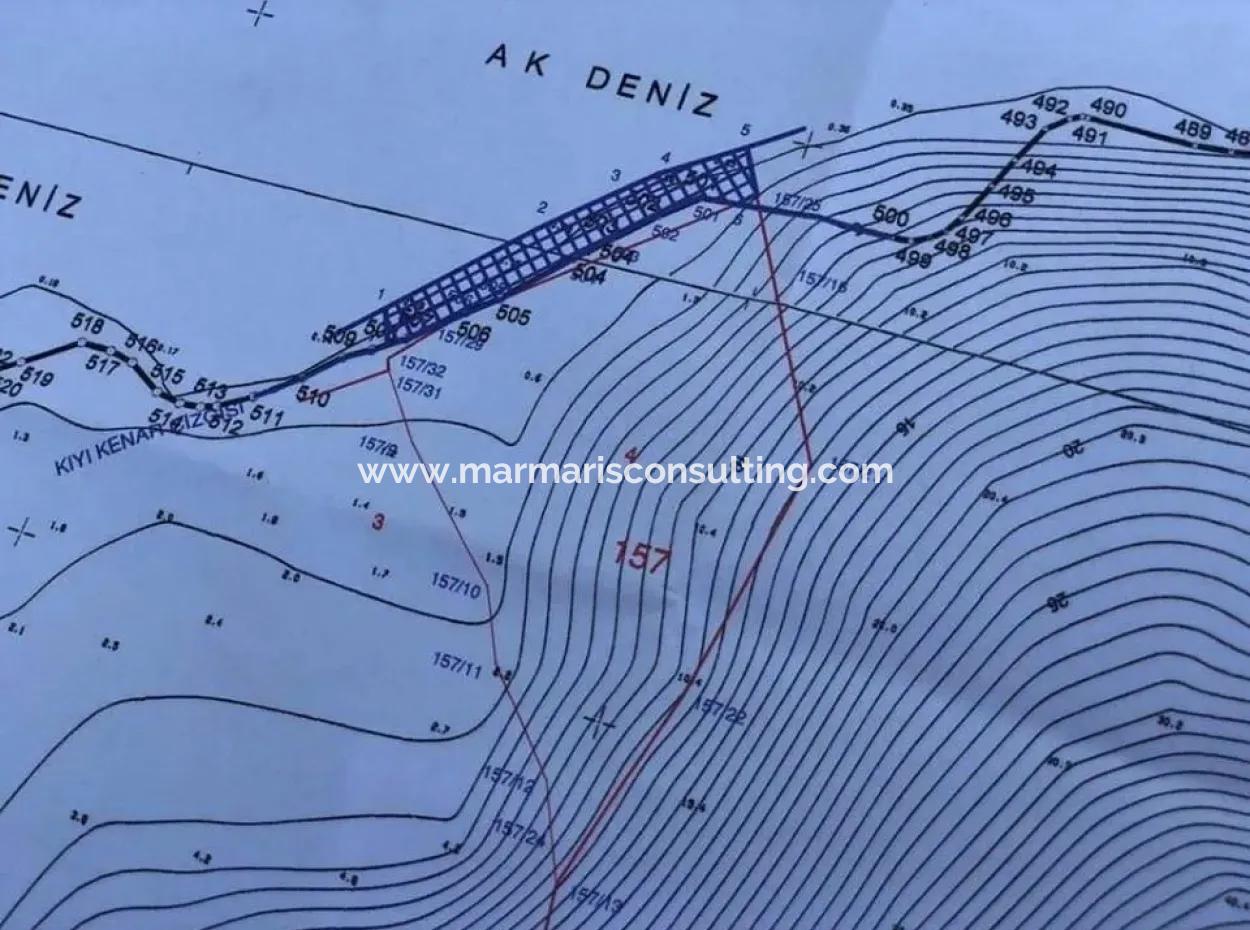 Marmaris Denize Sıfır Satılık Yat Çekek Yeri,Marina,Butik Otel Arsası 4000M2